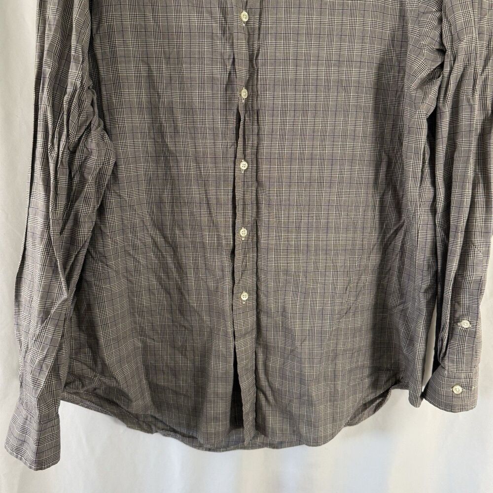 Ralph Lauren Dress Shirt Men's 16.5 Plaid Classic Fit Button Up Long Sleeve - Picture 3 of 12